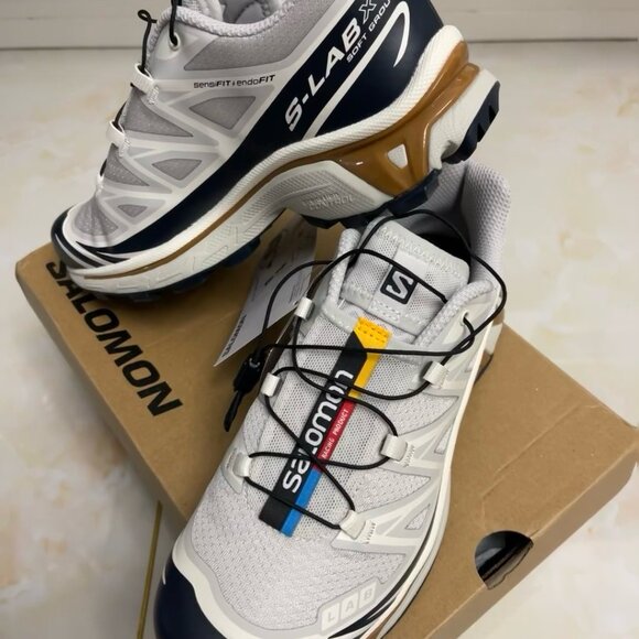 Salomon White and Black Sneakers - Picture 3 of 5